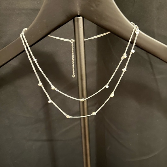 Banana Republic Jewelry - Silver Double Layer Necklace